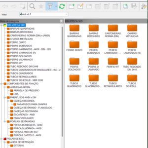 Biblioteca Personalizada para o Centro de Conteúdo no Autodesk Inventor