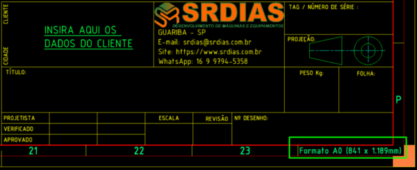 Templates Desenvolvidos no Inventor - Padronizados com os Layers do AutoCAD (ABNT NBR 16752-2020) - Imagem 6